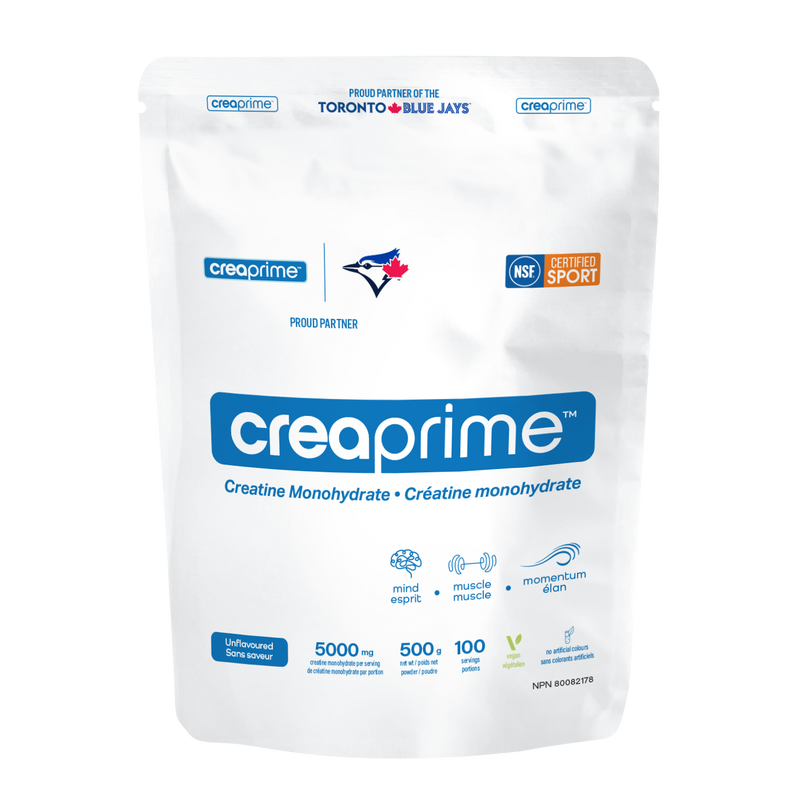 CreaPrime unflavoured creatine monohydrate powder, 500 g pouch