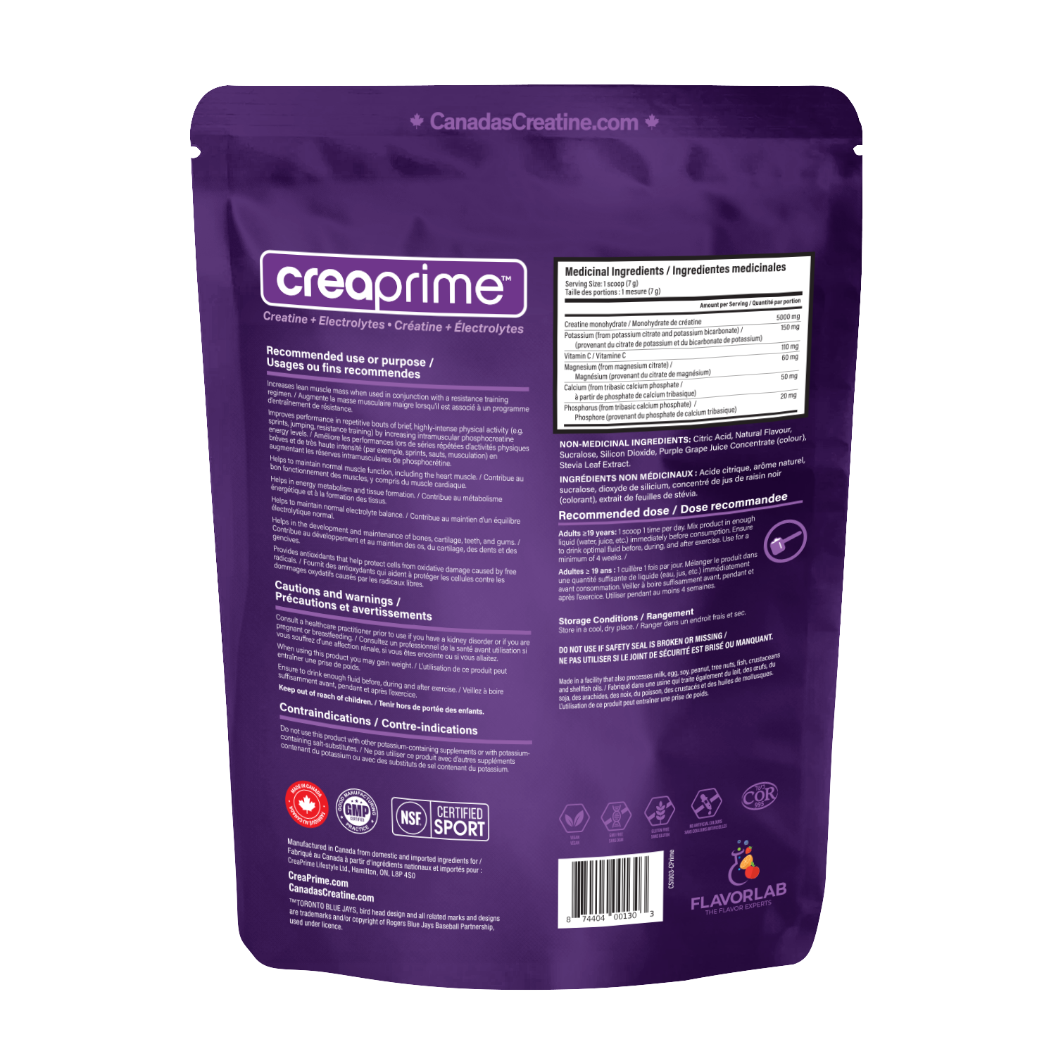 Frosty Grape Powder