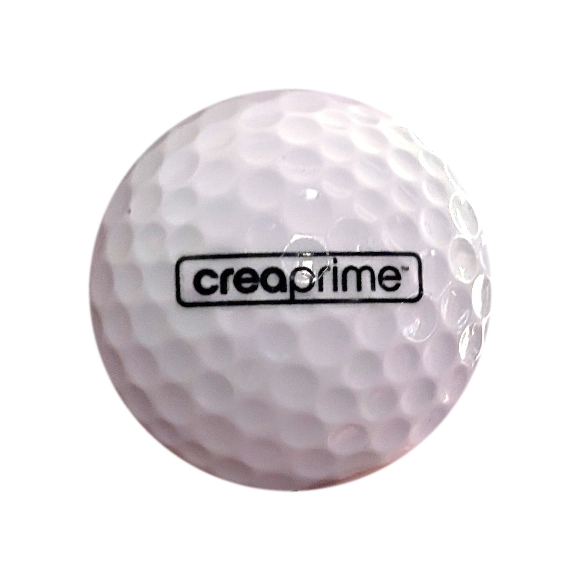CreaPrime logo golf ball